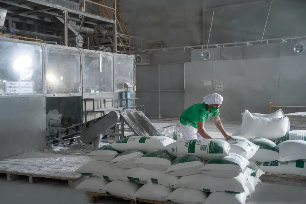PT Sari Agro Manunggal Tapioca Flour Pallet Stacking